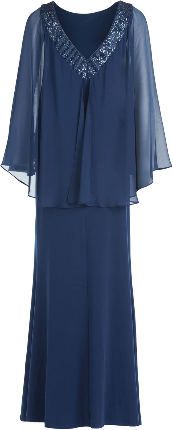 Vera Mont Damen Kleid 42 Festival Blue, 42 Festival Blue