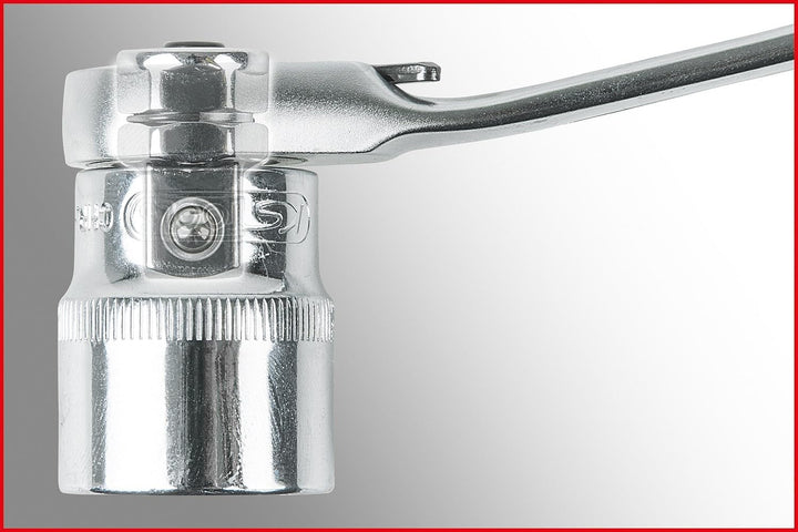 KS Tools 503.4666 GEARplus Ratschenringmaulschlüssel-Satz, umschaltbar,16-tlg Single, Single