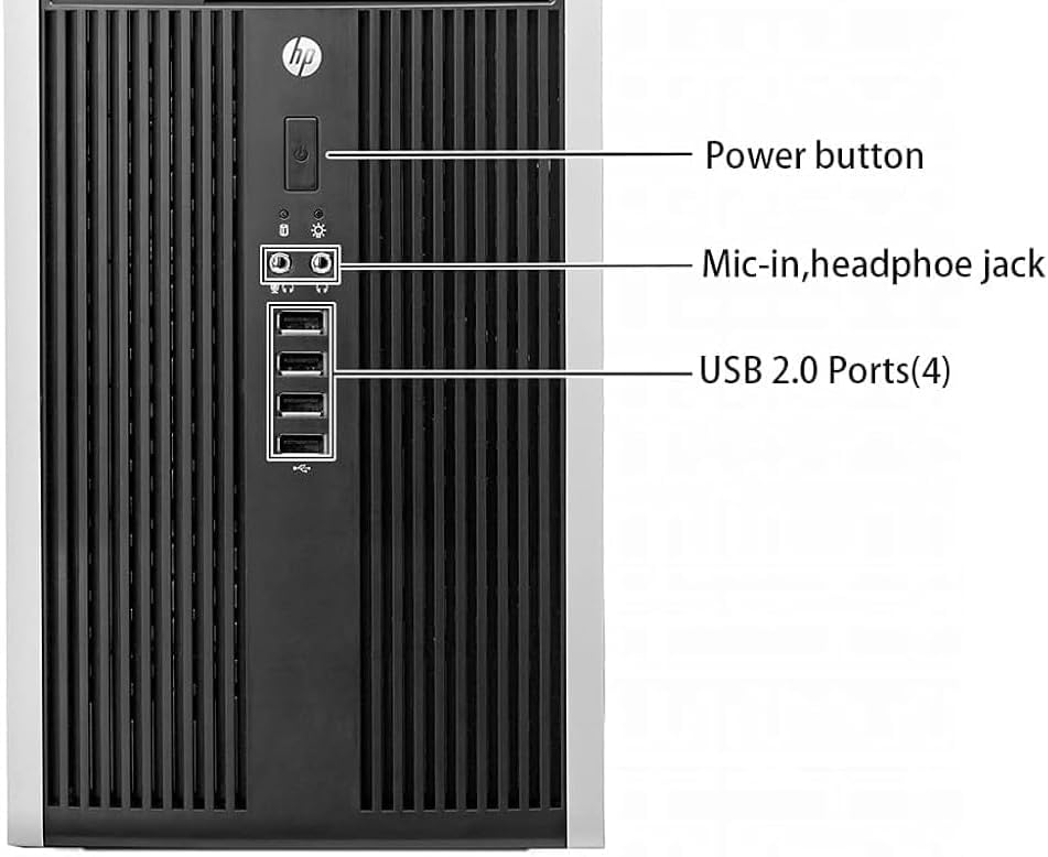 HP RP5810 Silent Business Office Multimedia Computer mit 3 Jahren Garantie! - Intel Core i5 4570S 3.