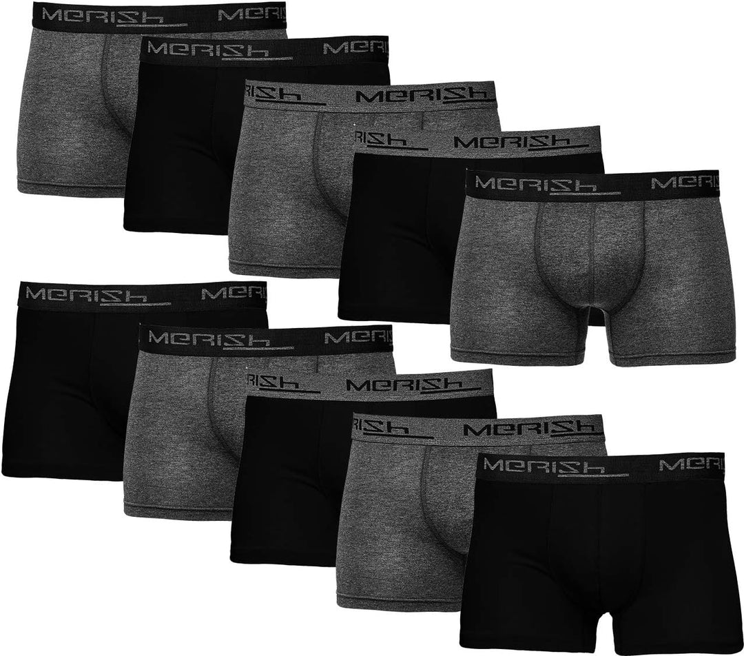 MERISH Boxershorts Herren 8er/12er Pack S-5XL Unterwäsche Unterhosen Männer Men Retroshorts New S 41