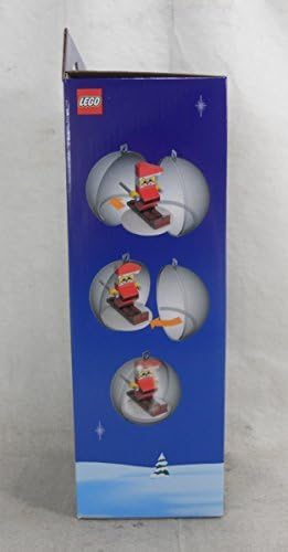 Lego Xmas Weihnachten - 3x Weihnachtskugel mit Figuren aus Bausteine - sehr seten