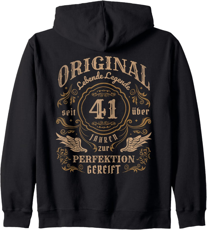 Vatertag 41. Geburtstag Papa 2023 Lebende Legende Geschenk Kapuzenjacke
