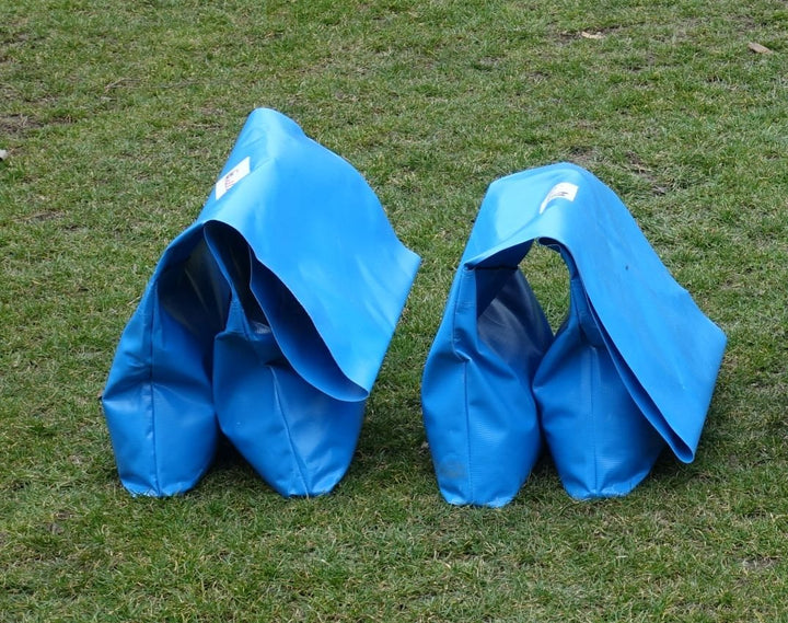 Callieway Agility Tunnel Stützsandsäcke (2er Pack) Standard - org (oceanblau), oceanblau