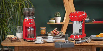 Smeg CGF01RDEU Kaffeemühle rot one size Rot, one size Rot