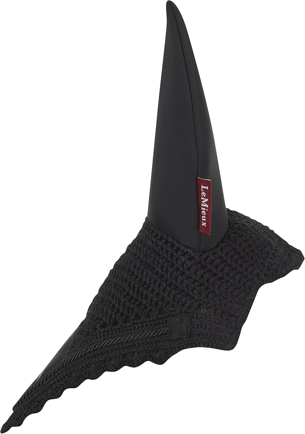 LeMieux Fliegenhaube Lmx Acoustic Pro Fly - Black - Cob Schwarz Medium, Schwarz Medium