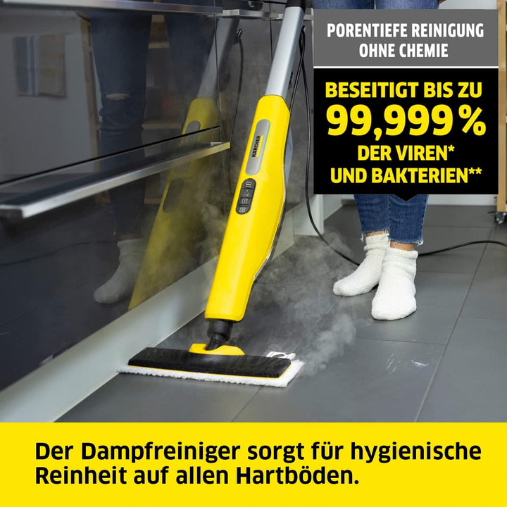 Kärcher Dampfreiniger SC 3 Upright EasyFix, Aufheizzeit: 0,5 min., Flächenleistung: ca. 60 m², Tank:
