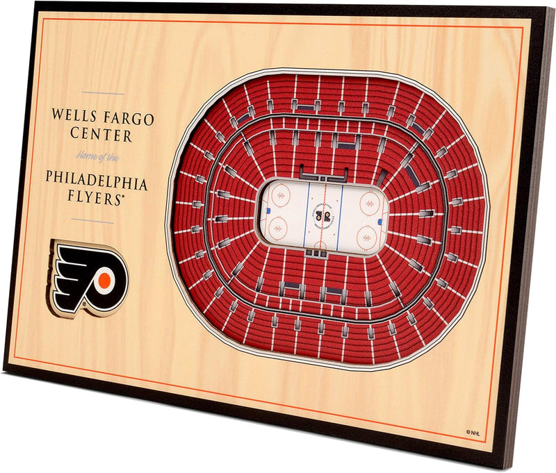 YouTheFan NHL Boston Bruins 30,5 x 20,3 cm 3D TD Garten Stadion View Display Philadelphia Flyers Des