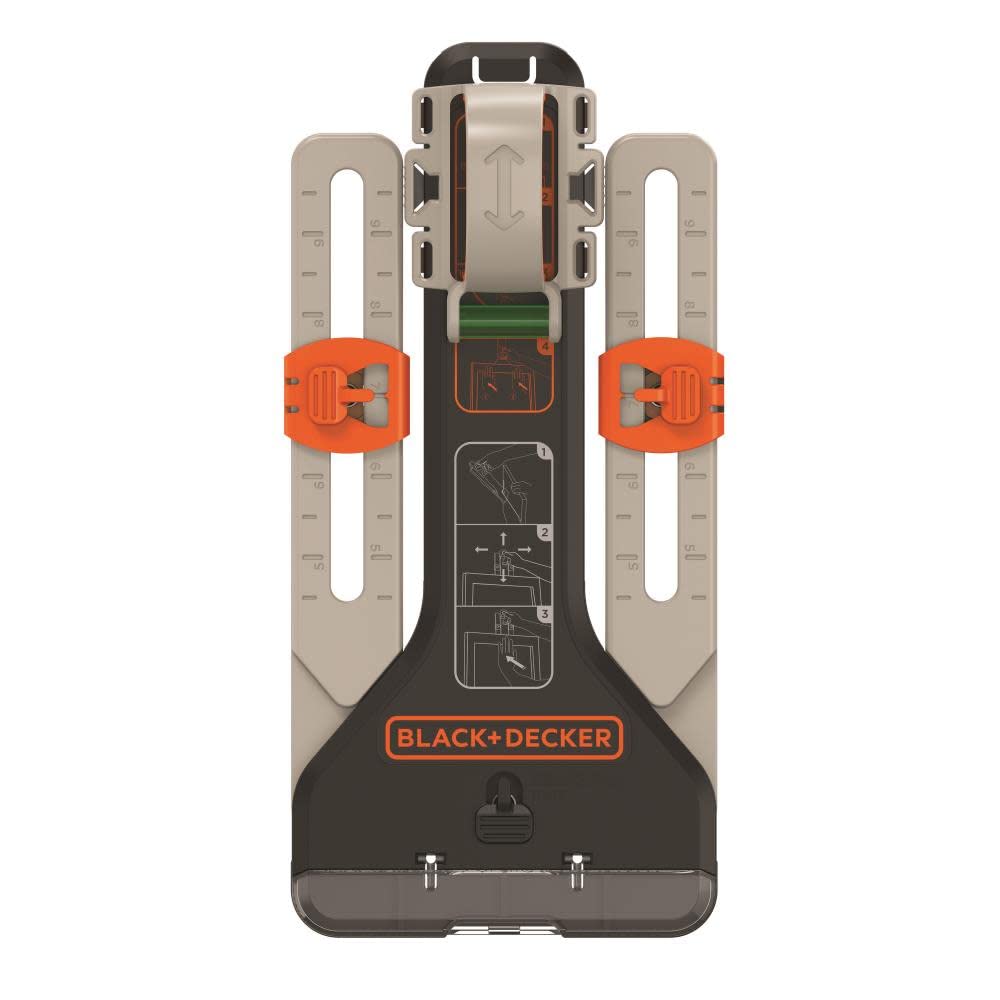 Black+Decker BDMKIT101C MarkIT Werkzeugset zum Aufhängen von Bildern, mehrfarbig, 15 x 5,6 x 31 cm,