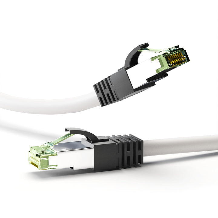 Goobay 55130 RJ45 Patchkabel mit CAT 8.1 S/FTP Rohkabel / Gaming PS5 Playstation 5 2.000 MHz / OFC L