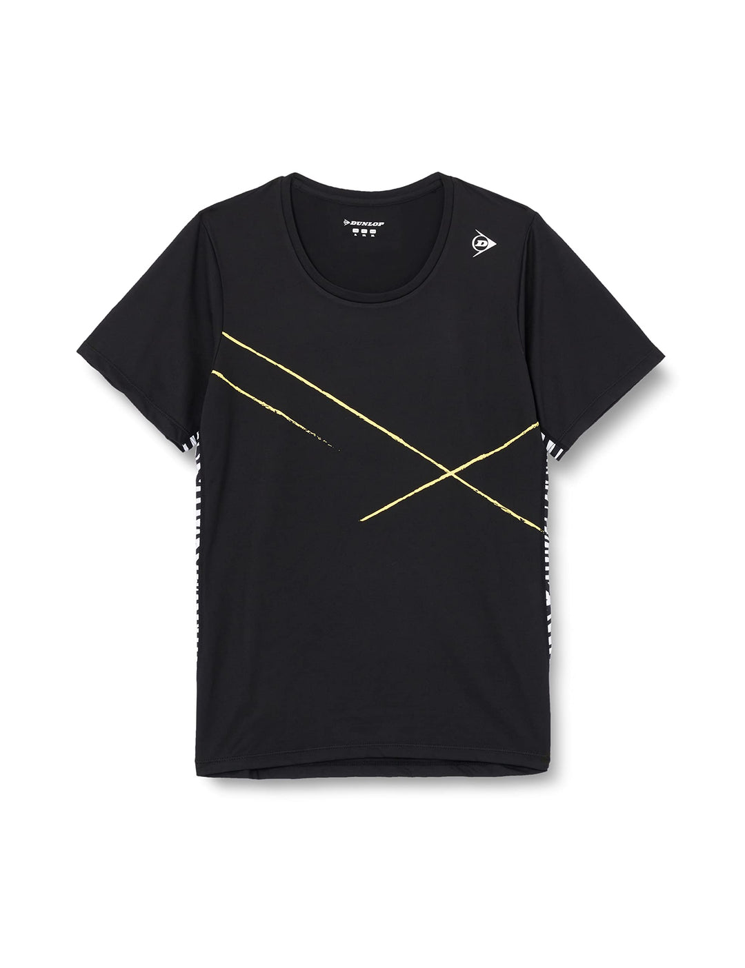 DUNLOP Damen Sport Tennis T-Shirt – Performance Line, Game Tee 1 Schwarz XS, Schwarz XS