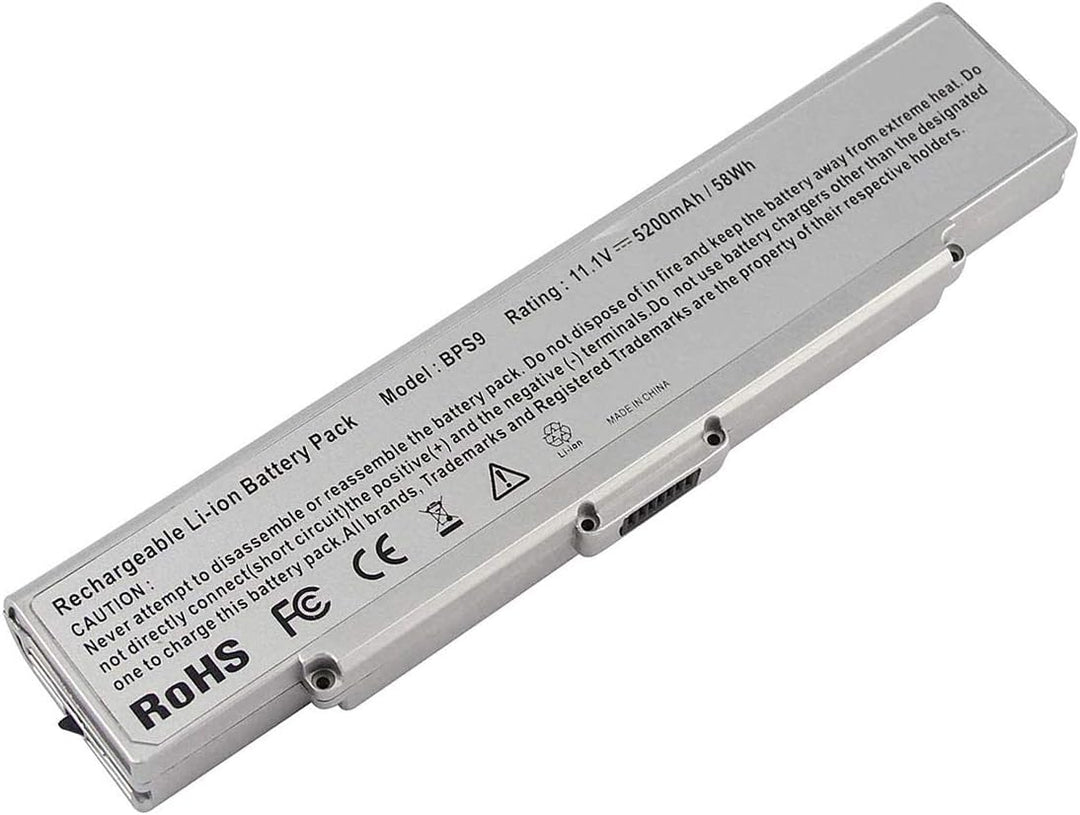 XITAIAN 11.1V 5200mAh VGP-BPS10 VGP-BPS9B Ersatz Laptop Akku für Sony VAIO VGN-AR47G/E1 VGN-AR520E V