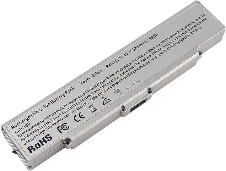 XITAIAN 11.1V 5200mAh VGP-BPS10 VGP-BPS9B Ersatz Laptop Akku für Sony VAIO VGN-AR47G/E1 VGN-AR520E V