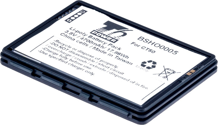 T6 Power Akku für Honeywell Barcodescanner, Teilenummer 318-055-015, Li-Poly, 3,8 V, 4700 mAh (17,8