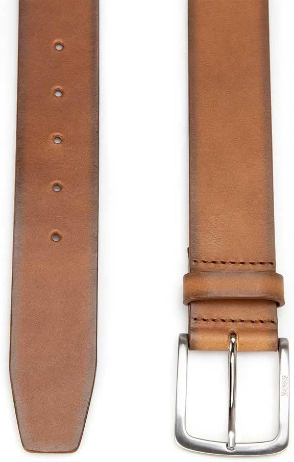 BOSS Herren Gürtel 100 Medium Brown210, 100 Medium Brown210