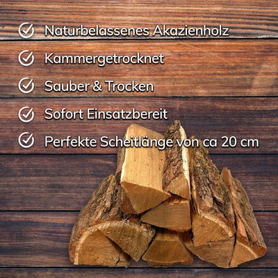 Landree® AKAZIE Smokerholz 20Kg BBQ- Grillholz Räucherholz Smoker Wood für Smoker und grosse Kugelgr