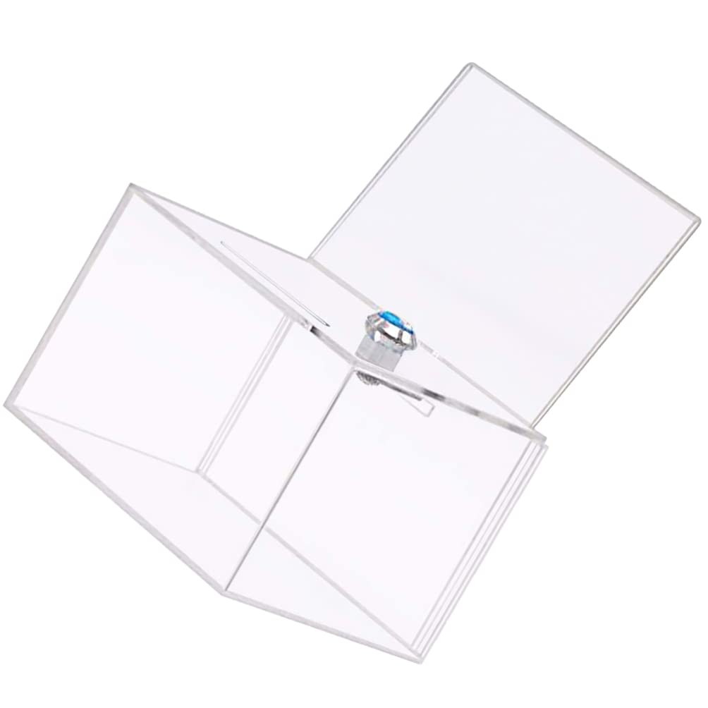 TOYANDONA Kasten Geldhalter Aktionsbox Box Transparent Geld Sparen Karten Aufbewahrungsbox Geldglas
