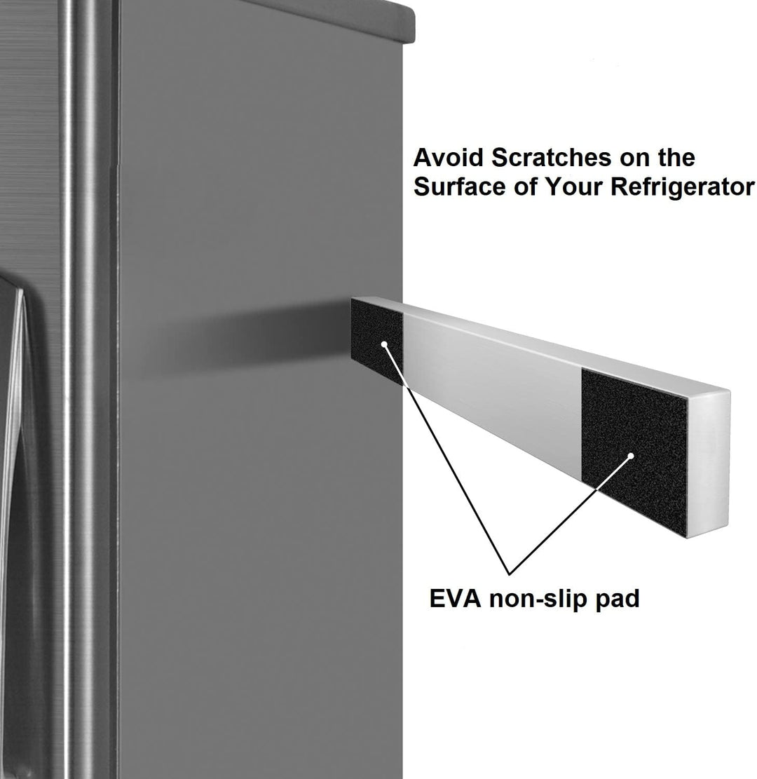 Rymmzone Magnetischer Messerhalter für Kühlschrank, 43.2 cm doppelseitiger Messer-Magnetstreifen, Ve