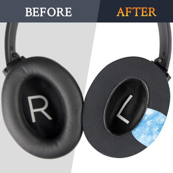 SOULWIT Kühlgel Ersatzpolster Ersatz Ohrpolster für Bose QuietComfort 45 (QC45)/QuietComfort SE (QC
