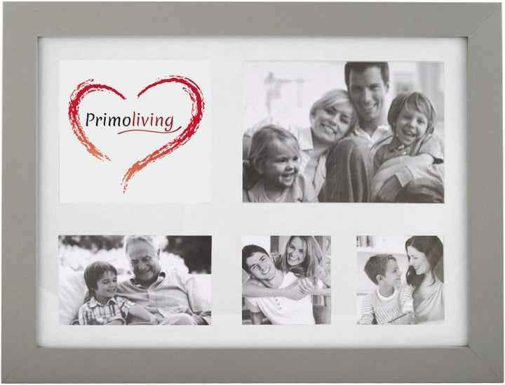 PrimoLiving Knietablett P-786 mit Kissen und Fotorahmen Taupe grau, Grau