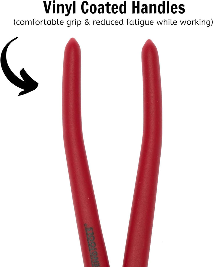 Teng MB442 Megabit Seitenschneider, strapazierfähig, 200 mm, Rot