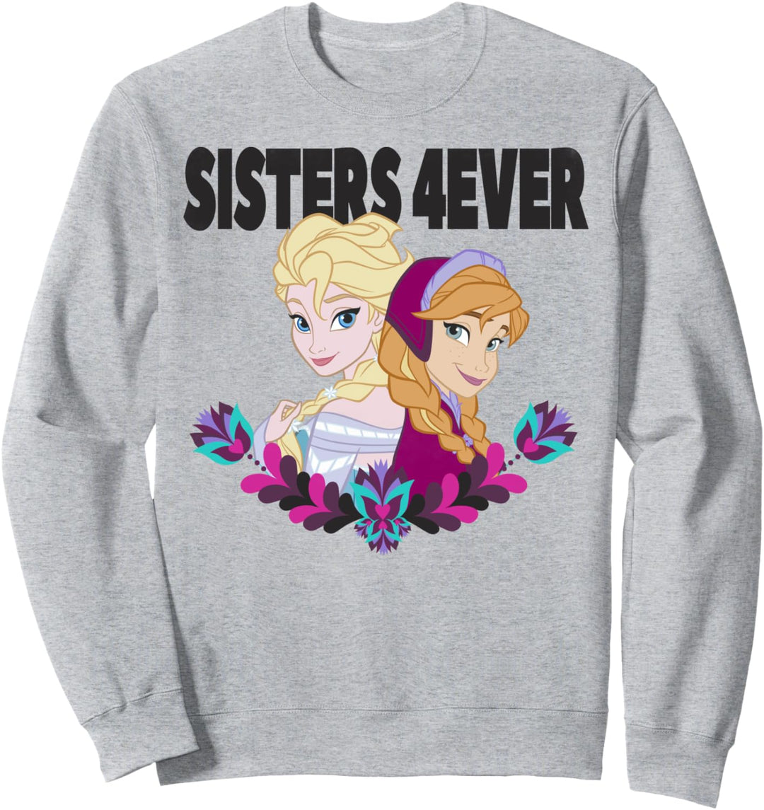 Disney Frozen Elsa And Anna Sisters 4ever Portrait Sweatshirt