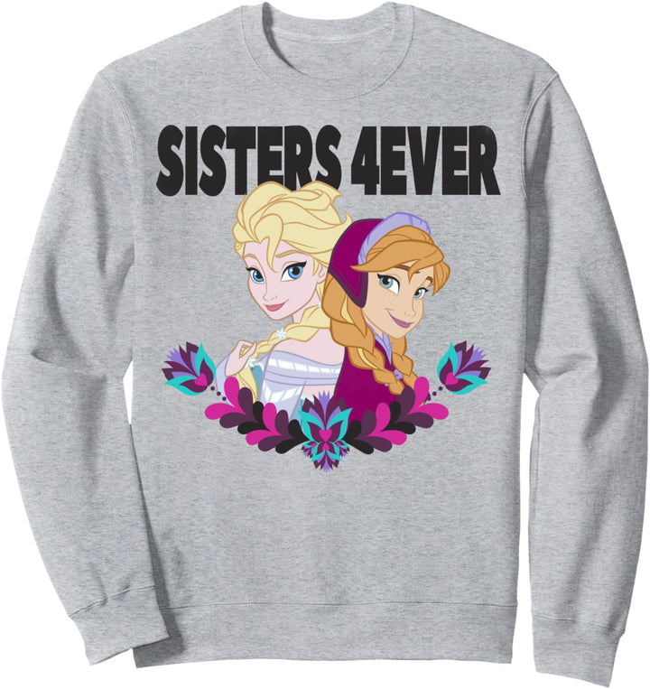 Disney Frozen Elsa And Anna Sisters 4ever Portrait Sweatshirt