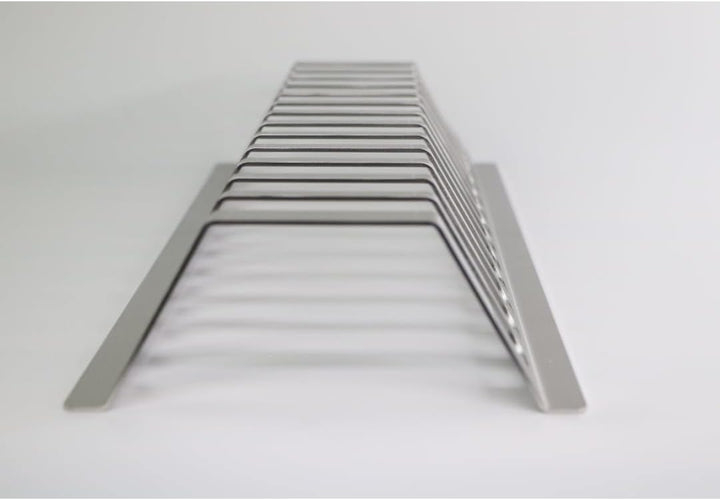 Edelstahl Spareribs Halter für BBQ-Profis in Zwei Grössen (480mm / 13 Spareribs), 480mm / 13 Spareri