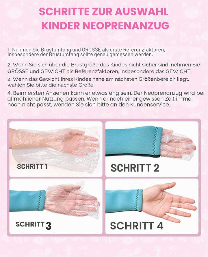 Gogokids Kinder Neoprenanzüge - Jungen Mädchen Rash Guard Einteiler Thermische Badeanzüge 2.5mm Neop