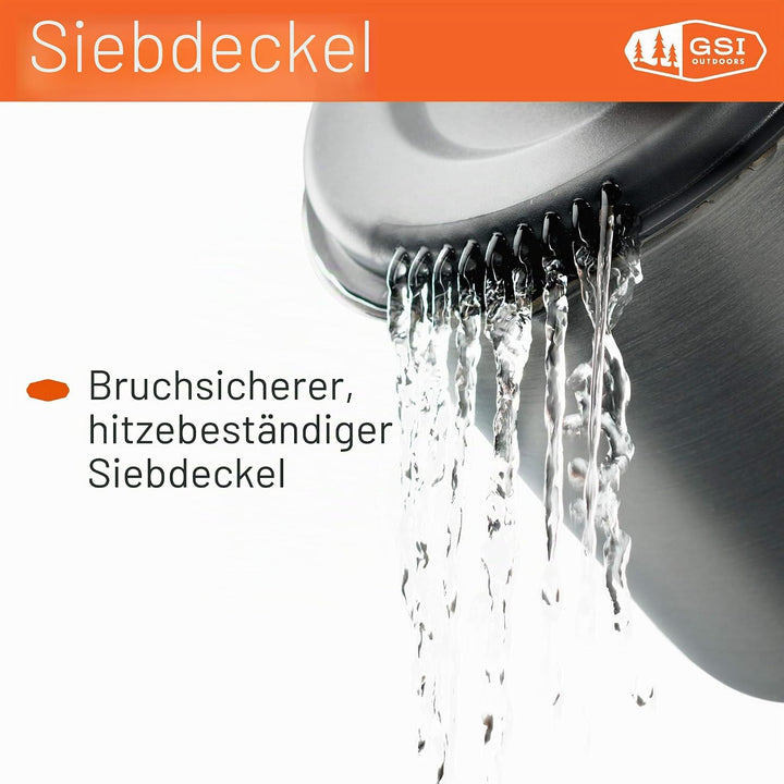 GSI Outdoors Pinnacle Dualist Küchenutensilien, Mehrfarbig