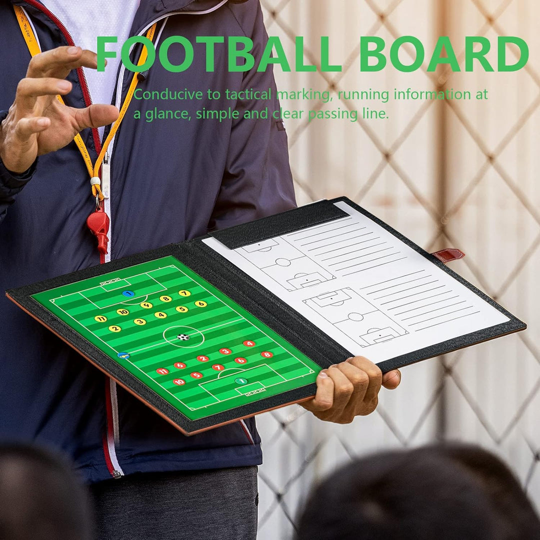 LaceDaisy Professional Faltbares Fussball Taktiktafel Fussball Magnetic Coach Board