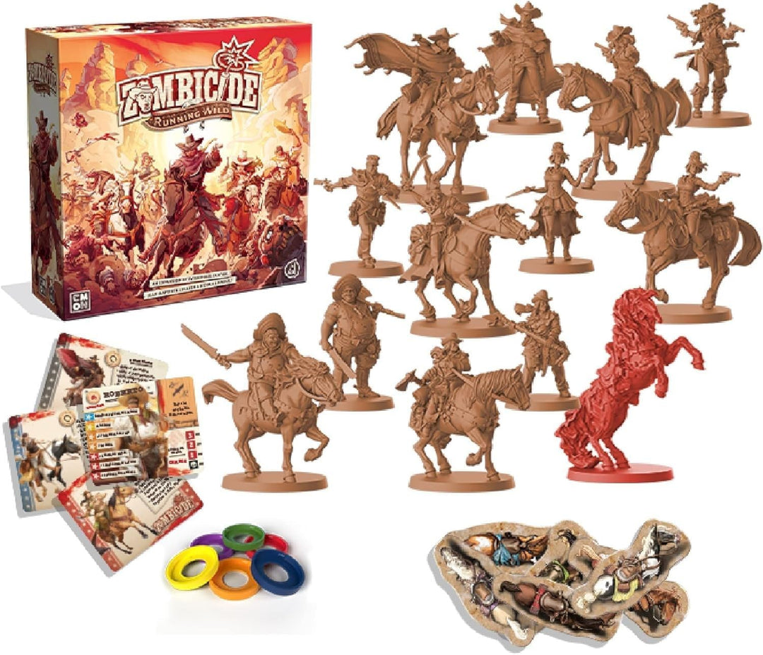 Zombicide: Undead or Alive Brettspiel Running Wild Expansion,Strategie-Brettspiel,Kooperatives Spiel