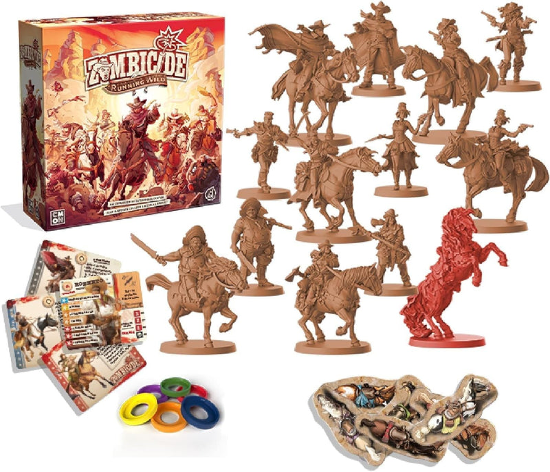 Zombicide: Undead or Alive Brettspiel Running Wild Expansion,Strategie-Brettspiel,Kooperatives Spiel