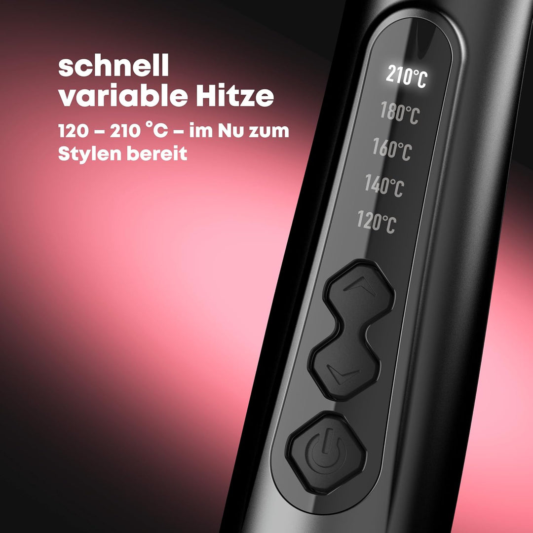 Revamp Progloss Big Wand - Beheizter Lockenstab mit Ionen-Technologie für lose Locken und Wellen, 32
