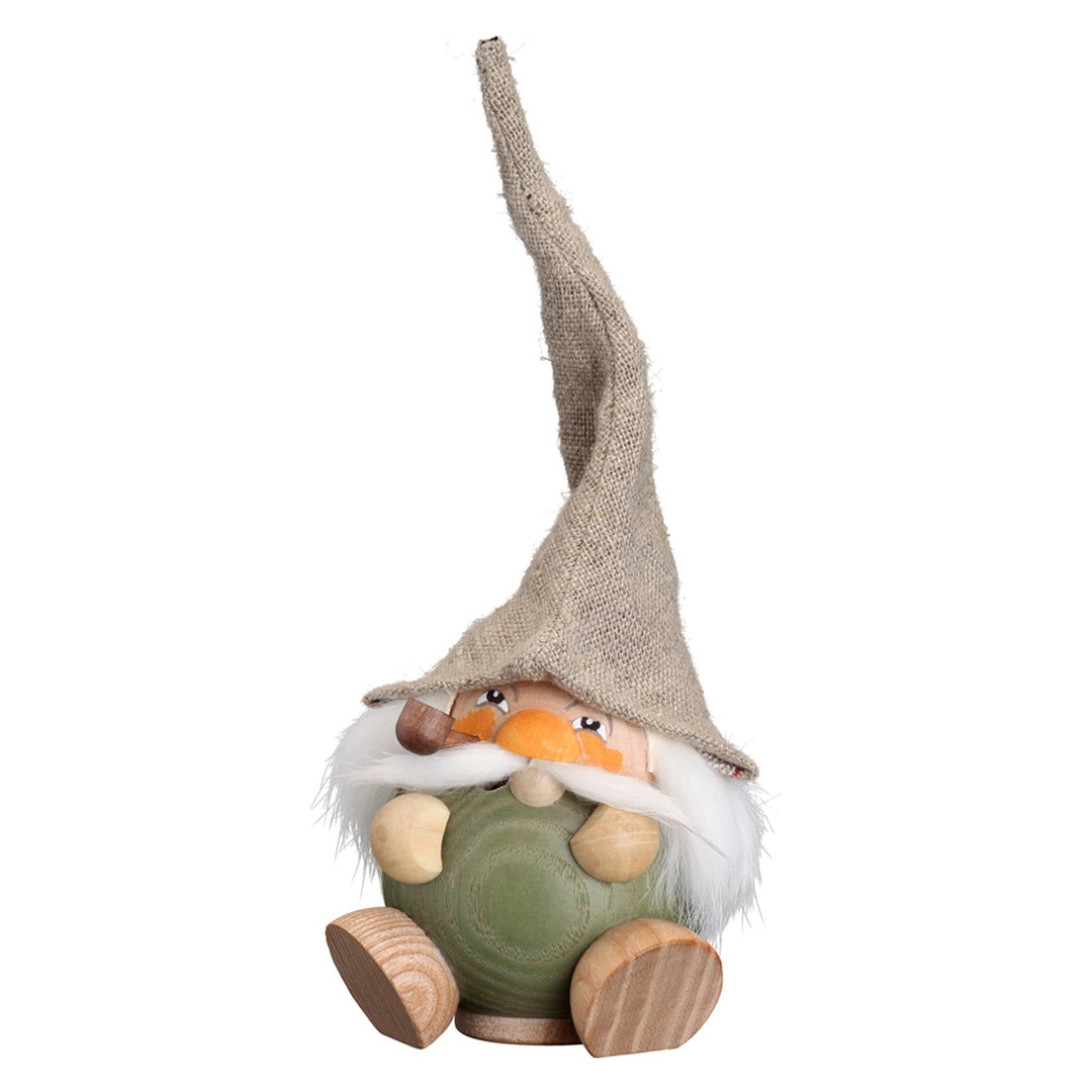 Seiffener Volkskunst | Räuchermann Figur | Waldzwerg 19 cm | Räucherfigur | Räuchermännchen Erzgebir