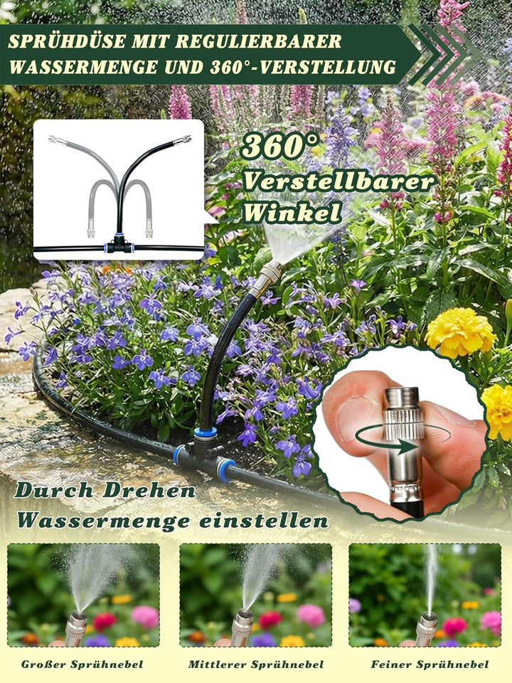 Bewässerungssystem Garten bewässerung 20 m Tropfbewässerungssystem, Gartenbewässerungssystem Gewächs