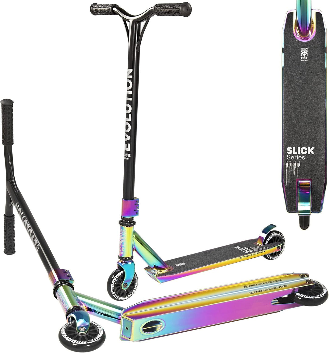 Raven Stunt Scooter Kinder ab 5 Jahre und Erwachsene, Stunt Roller 360°,Trick Roller,Tretroller,City