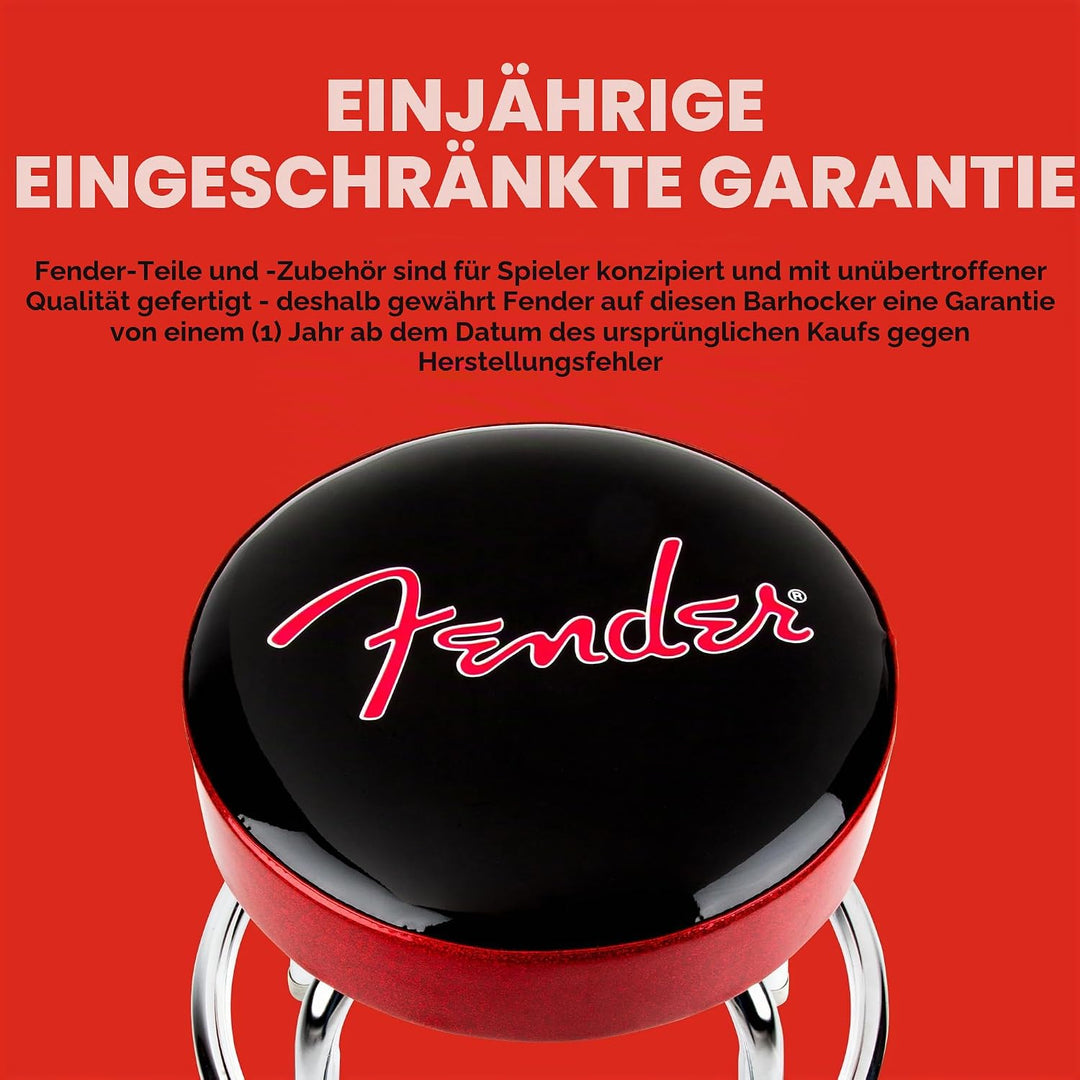 Fender Barhocker 30" Red Sparkle Logo - Barhocker