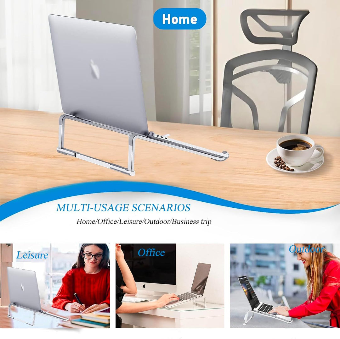 Laptop Ständer Notebook Ständer, Laptopständer Faltbarer Laptop Stand Tragbar aus Aluminiumlegierung
