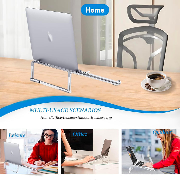 Laptop Ständer Notebook Ständer, Laptopständer Faltbarer Laptop Stand Tragbar aus Aluminiumlegierung