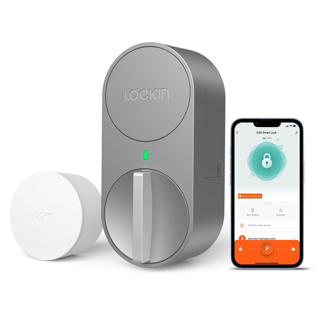 Lockin Smartes Türschloss G30, WLAN & App-Steuerung, Auto-Lock, Alexa- & Google-kompatibel, keyless