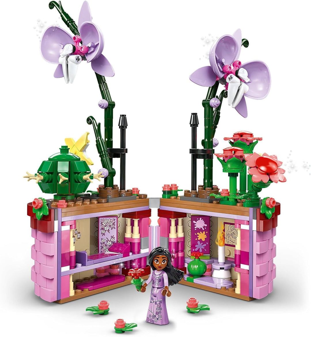 Lego ǀ Disney Encanto Isabelas Blumentopf, Set für Kinder mit baubarer Spielzeug-Orchidee, Deko-Baus