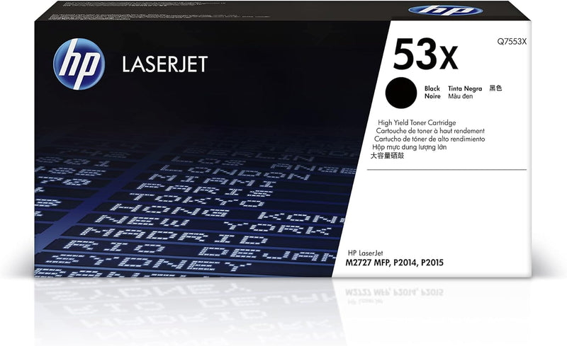 HP 53X (Q7553X) Schwarz Original Toner mit hoher Reichweite für HP Laserjet P2014, P2015, P2015dn, P