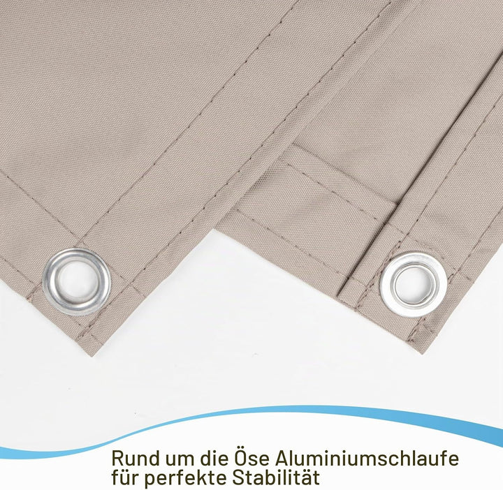 SUNNY GUARD Balkon Sichtschutz Wetterfest 70x500cm Balkonverkleidung Balkonabdeckung Balkonumspannun