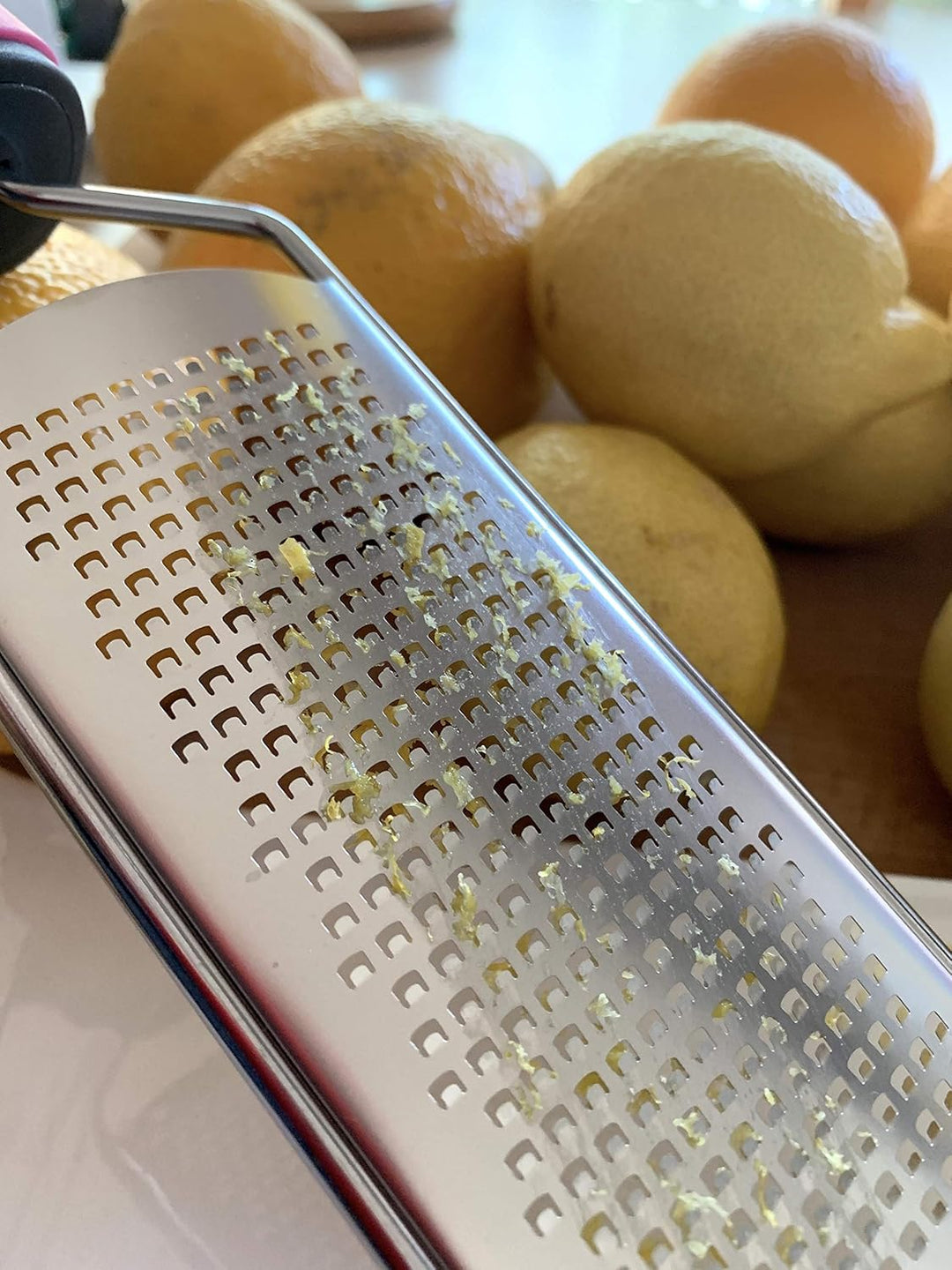 SimSim superscharfe feine Reibe Zesterreibe Profiqualität Citruszester Zitronenzester Multifunktions
