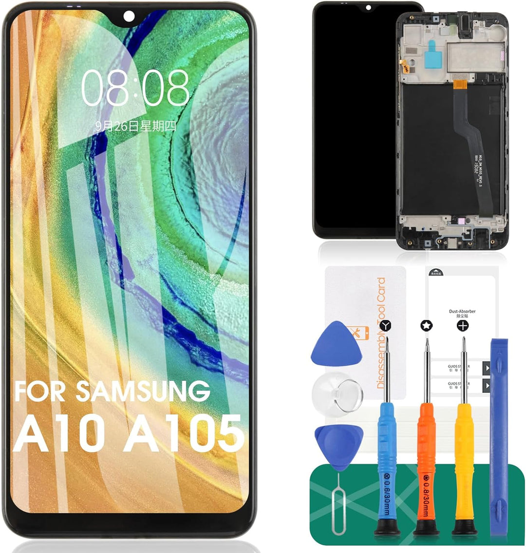 SRJTEK Für Samsung Galaxy A10 LCD-Bildschirm A10 Bildschirm Ersatz A105 Display Touch Digitizer Asse