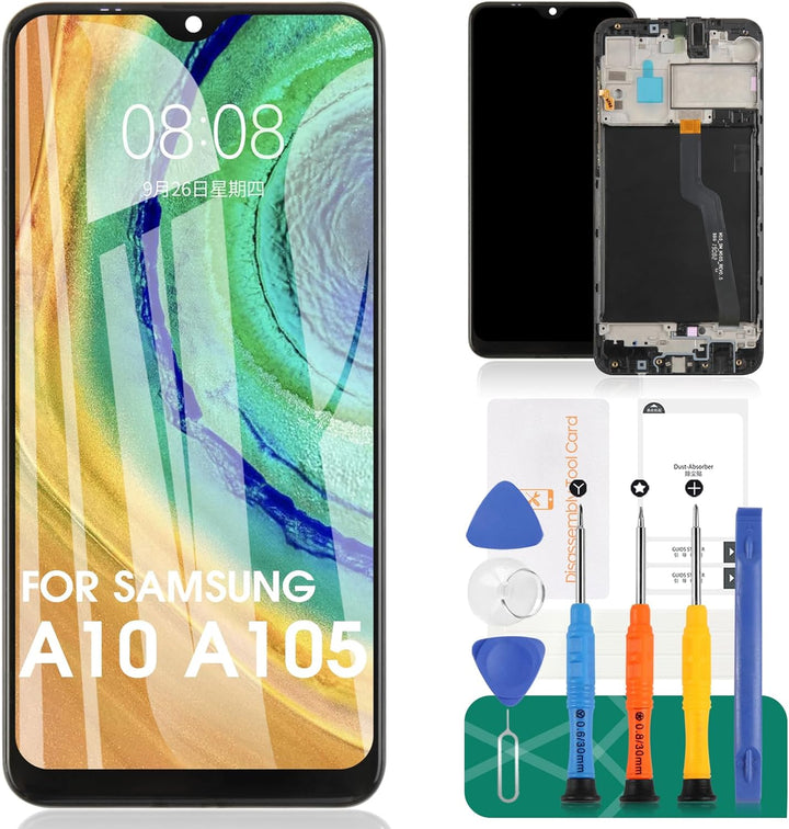 SRJTEK Für Samsung Galaxy A10 LCD-Bildschirm A10 Bildschirm Ersatz A105 Display Touch Digitizer Asse