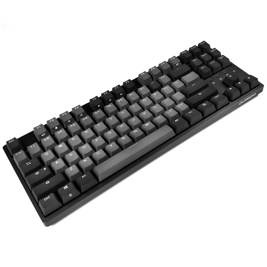 DURGOD Taurus K320 87 Tasten TKL Mechanische Tastatur, USB-C kabelgebundene mechanische Gaming-Tasta