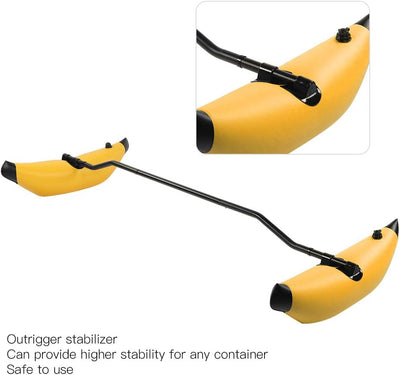 Wosune Kajak-Stabilisator, Kanu-Boot-Zubehör Kajak-Ausleger-Kit, für stabiles aufblasbares Kajak im