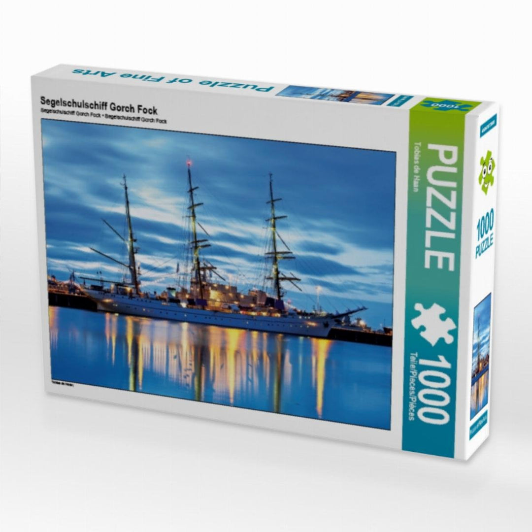 CALVENDO Puzzle Segelschulschiff Gorch Fock 1000 Teile Lege-Grösse 64 x 48 cm Foto-Puzzle Bild von w