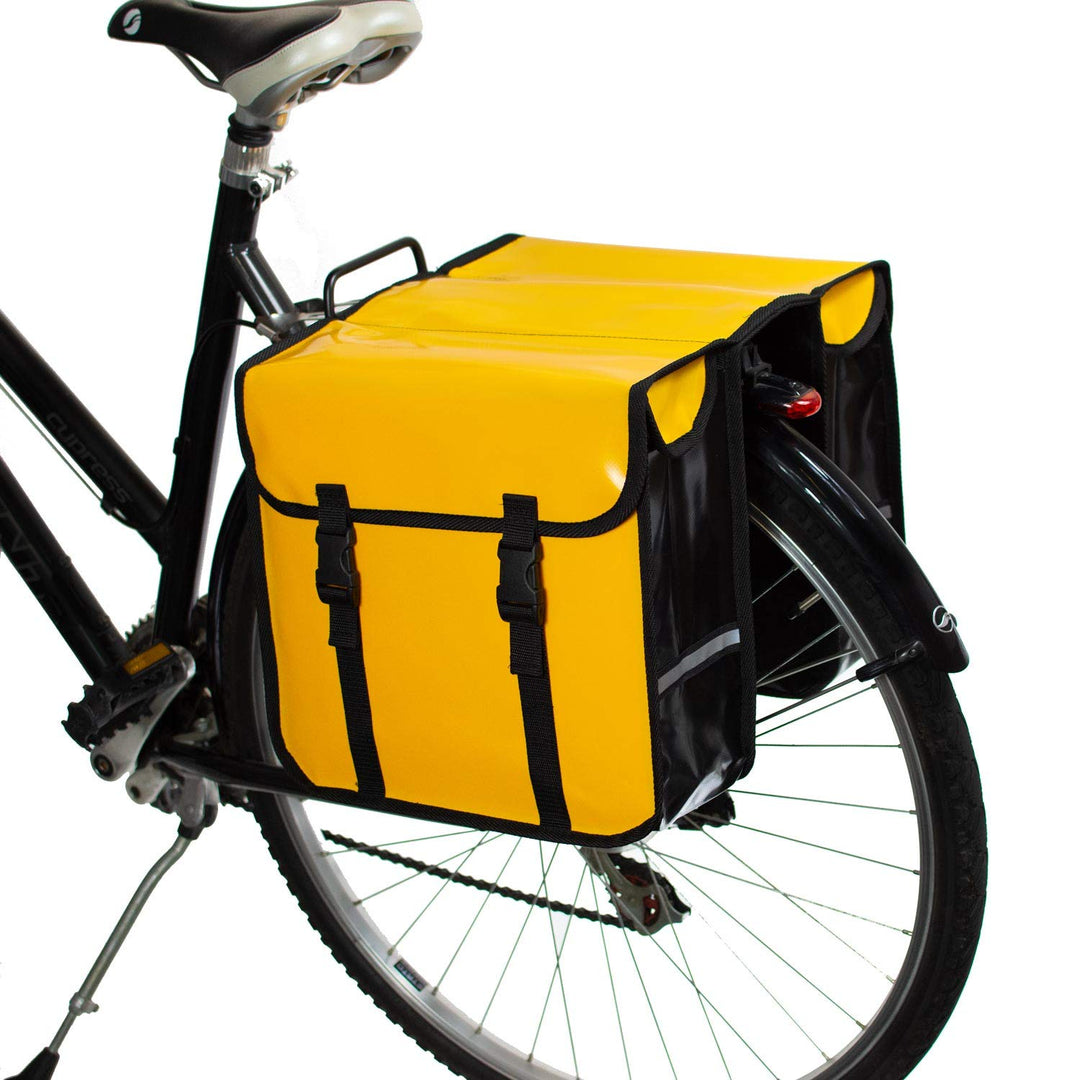 BikyBag Classic CW – wasserdichte Fahrrad-Doppeltasche, Fahrradtasche, Fahrrad, Pendler, Einkaufstas